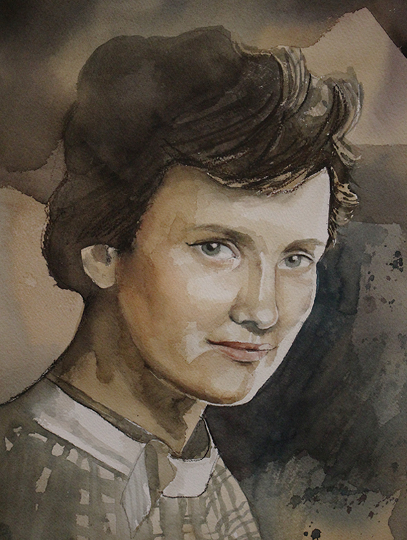 Actress (akwarela z kredką) Actress (akwarela z kredką)